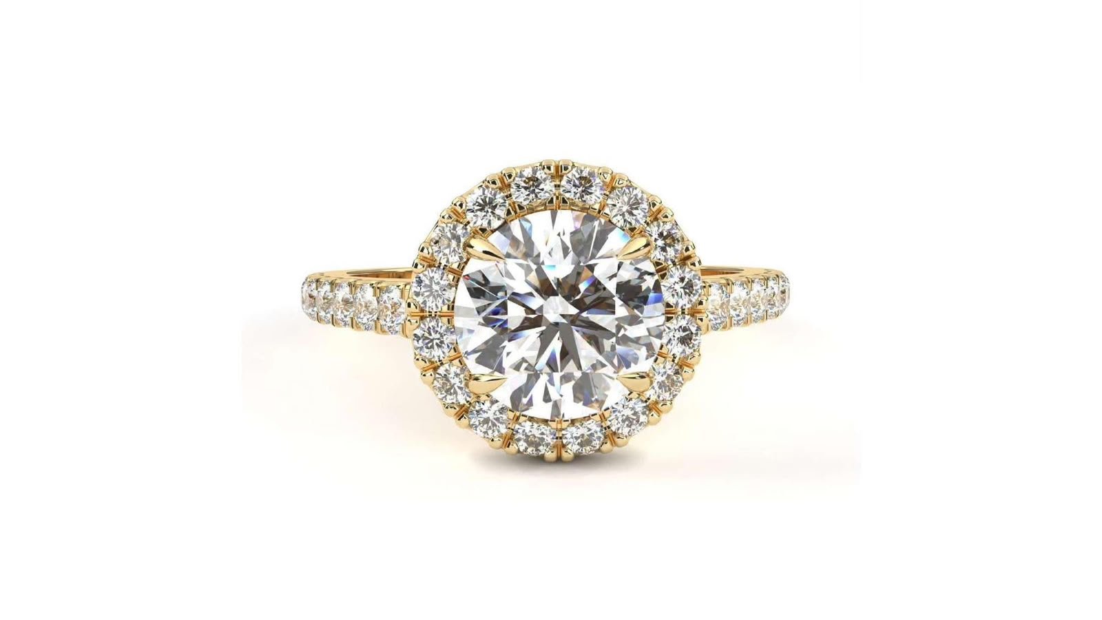 12 Solitaire Diamond Ring – D0120626 - Image 1