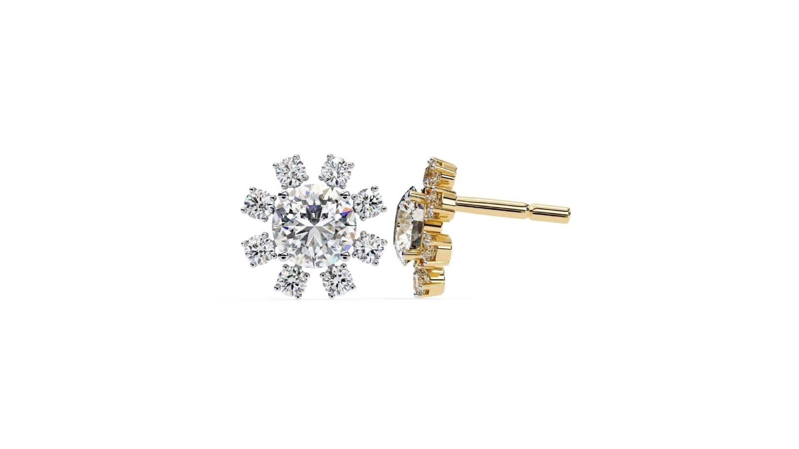 13 Diamond Stud Earrings – D0130626 - Image 1