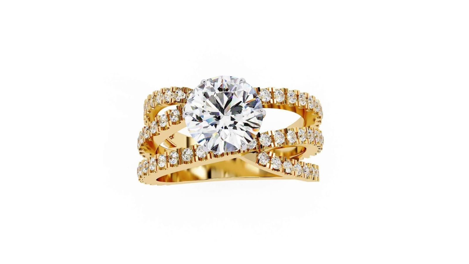 8 Solitaire Diamond Ring – D0080626 - Image 1